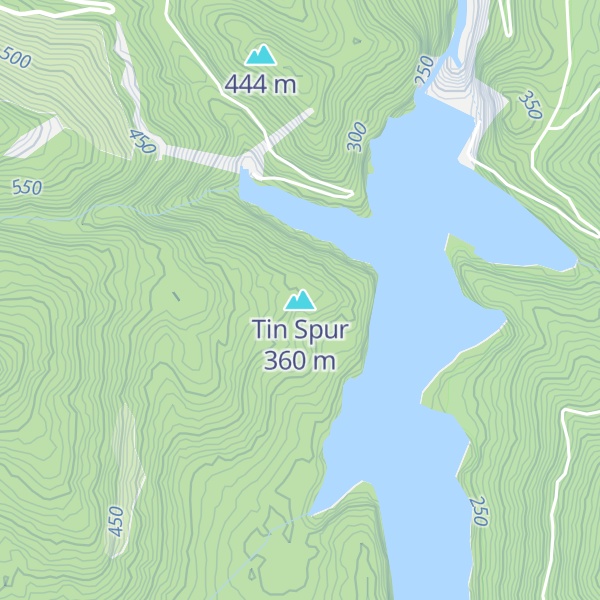 Map of Tin Spur