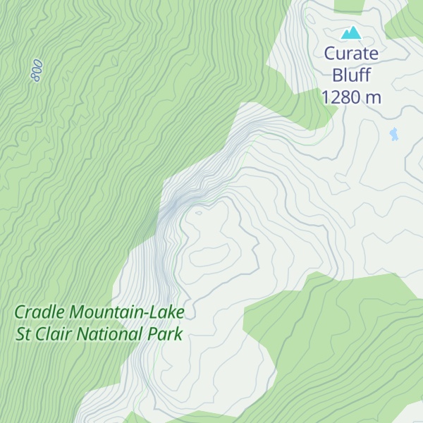 Map of Bishop Peak
