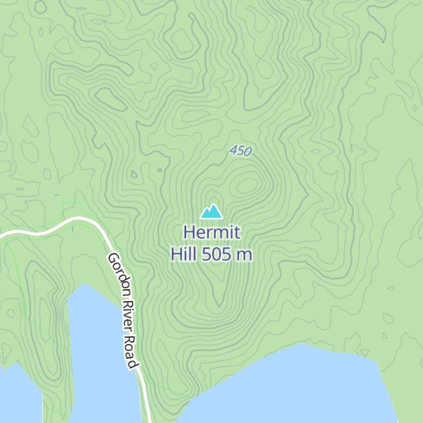 Map of Hermit Hill