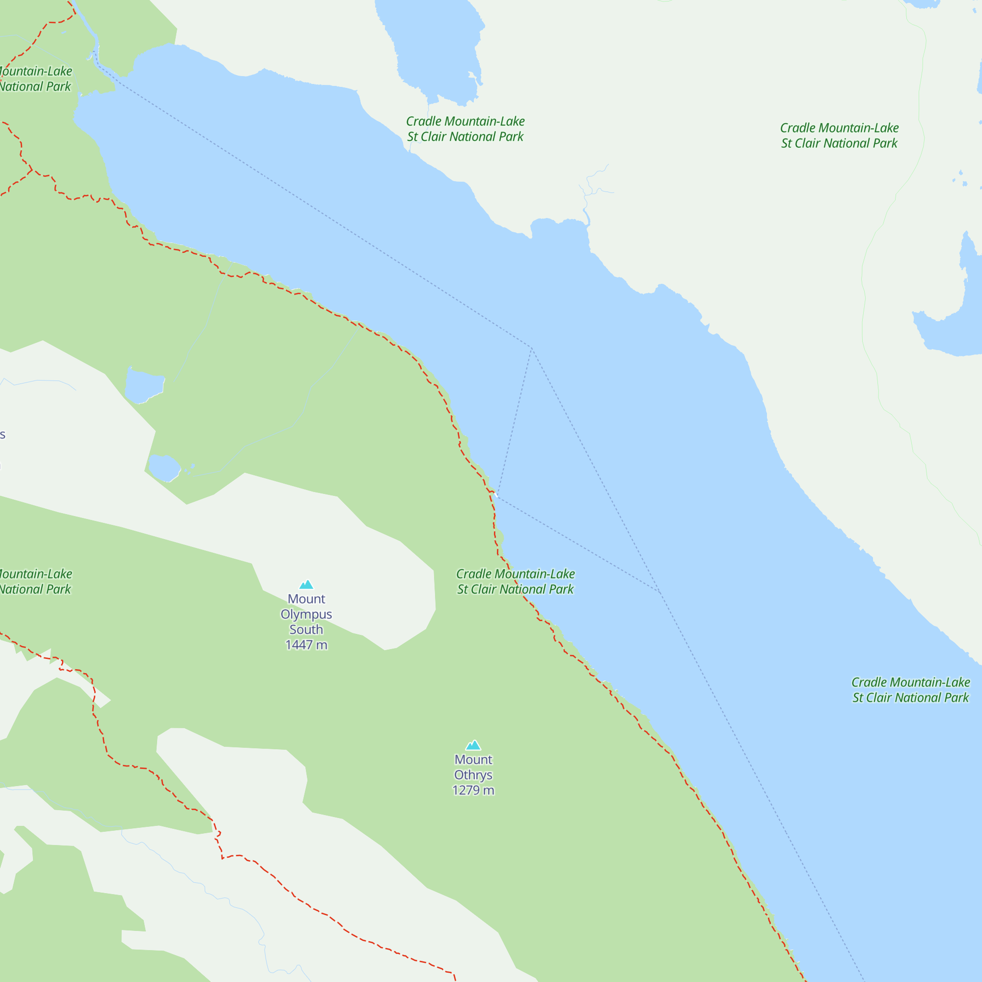 Echo Point Hut map