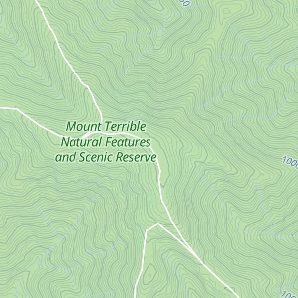 Map of Mount Terrible