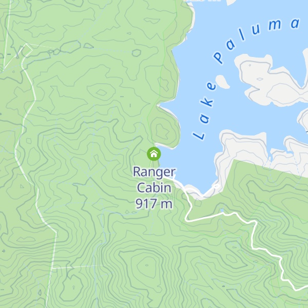 Map of Ranger Cabin