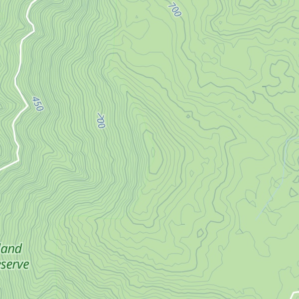 Map of Olivers Hill