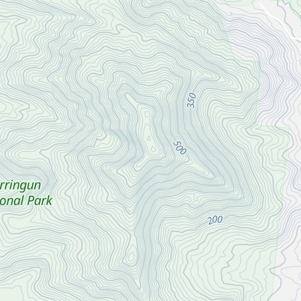 Map of Gardiner Mountain
