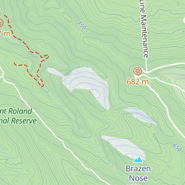 Map of Round Mountain