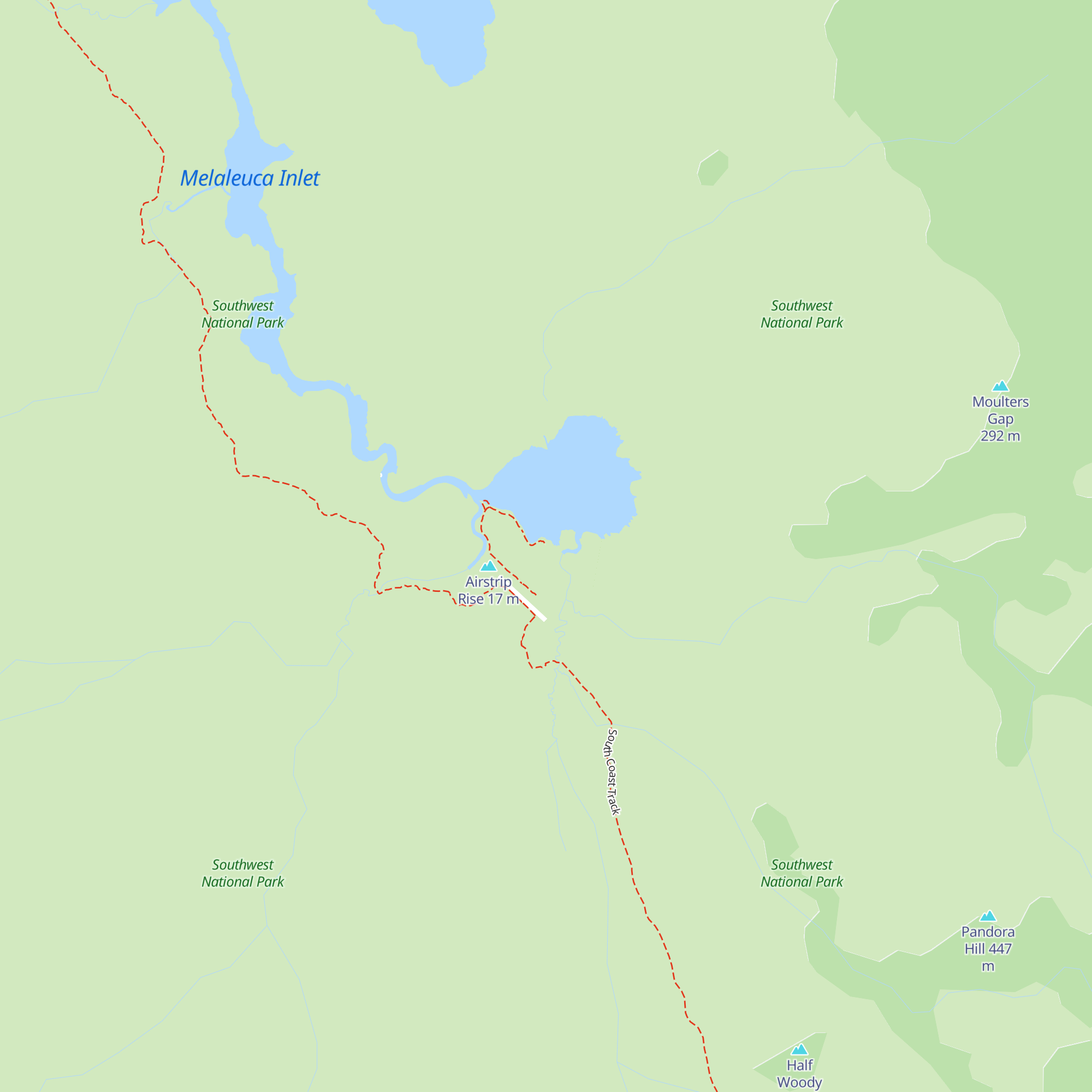 Charles King Memorial Hut map