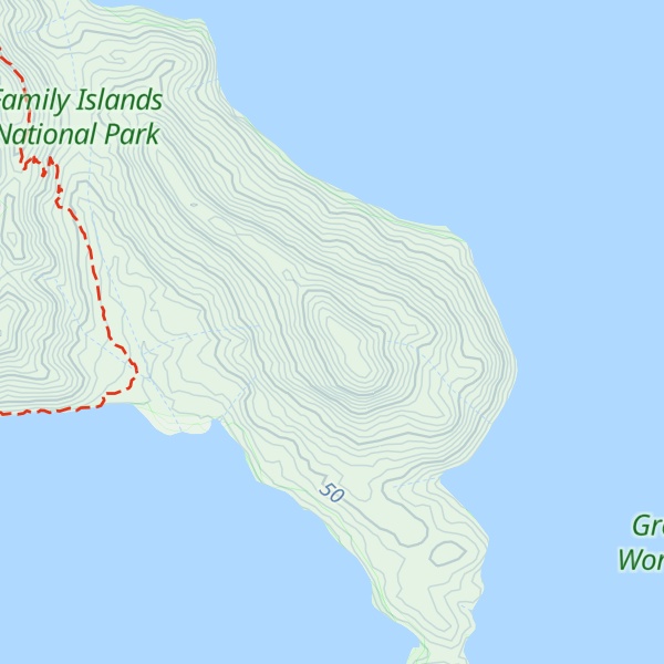 Map of Tah-Loo Mountain