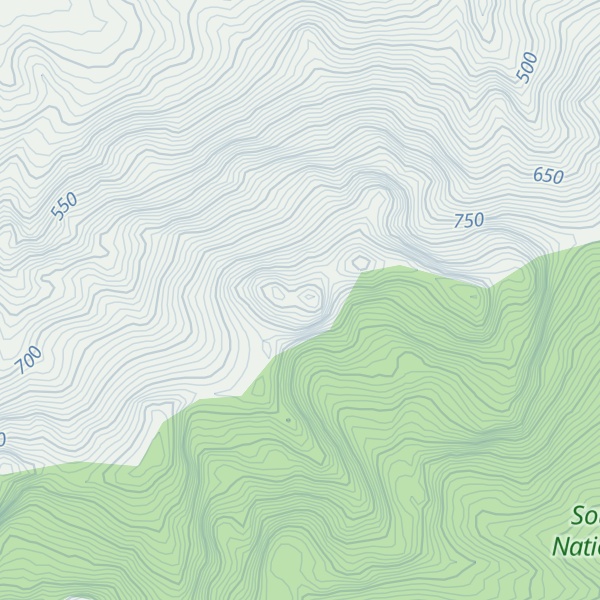 Map of Mount Lloyd Jones
