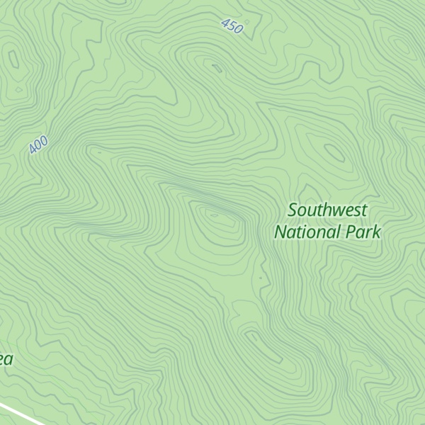 Map of Mount Cullen