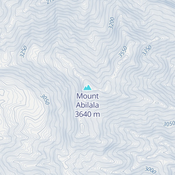 Map of Mount Abilala