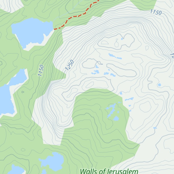Map of Mountains of Jupiter