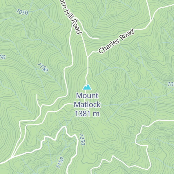 Map of Mount Matlock