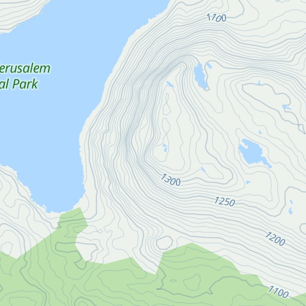 Map of Mount Rogoona
