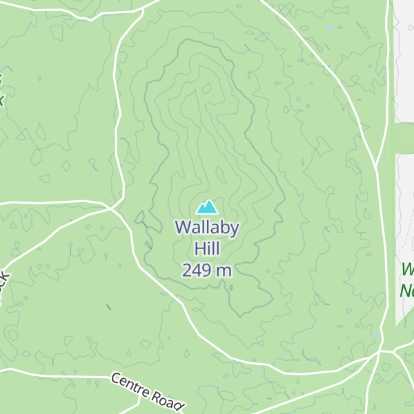 Map of Wallaby Hill
