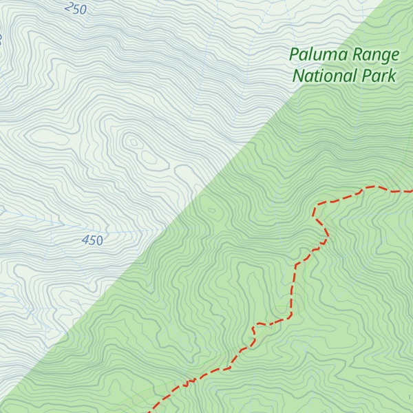Map of Mount Houston