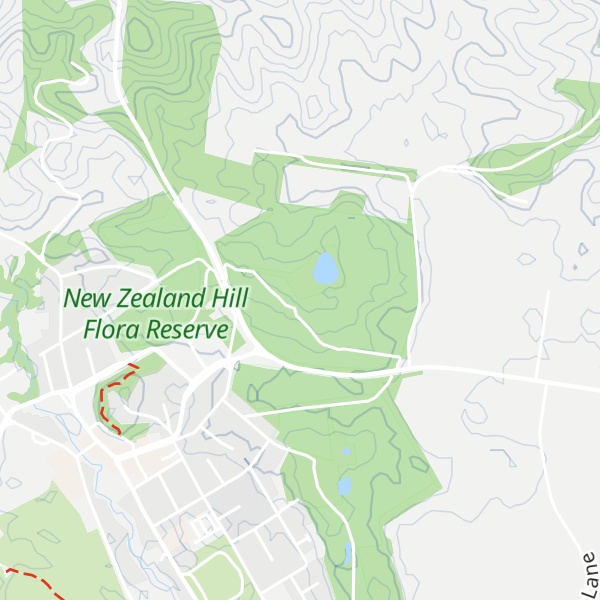 Map of New Zealand Hill