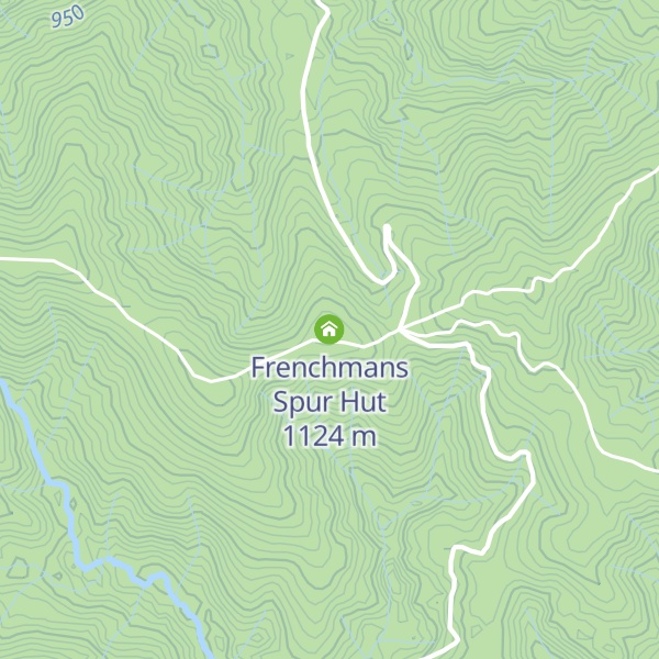 Map of Frenchmans Spur Hut