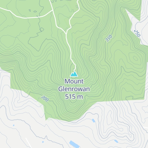 Map of Mount Glenrowan