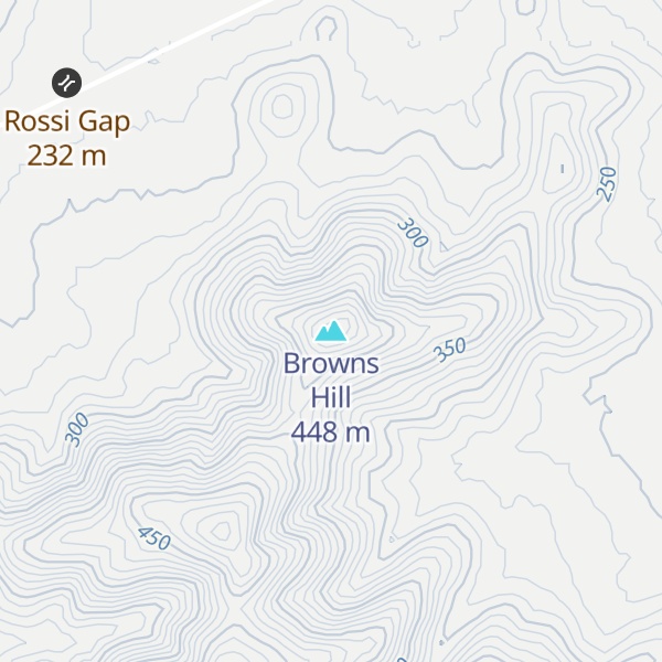 Map of Browns Hill