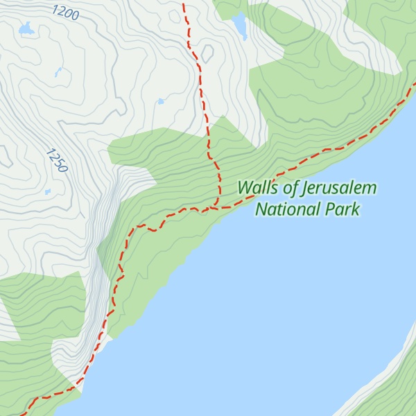 Map of Meston Hut