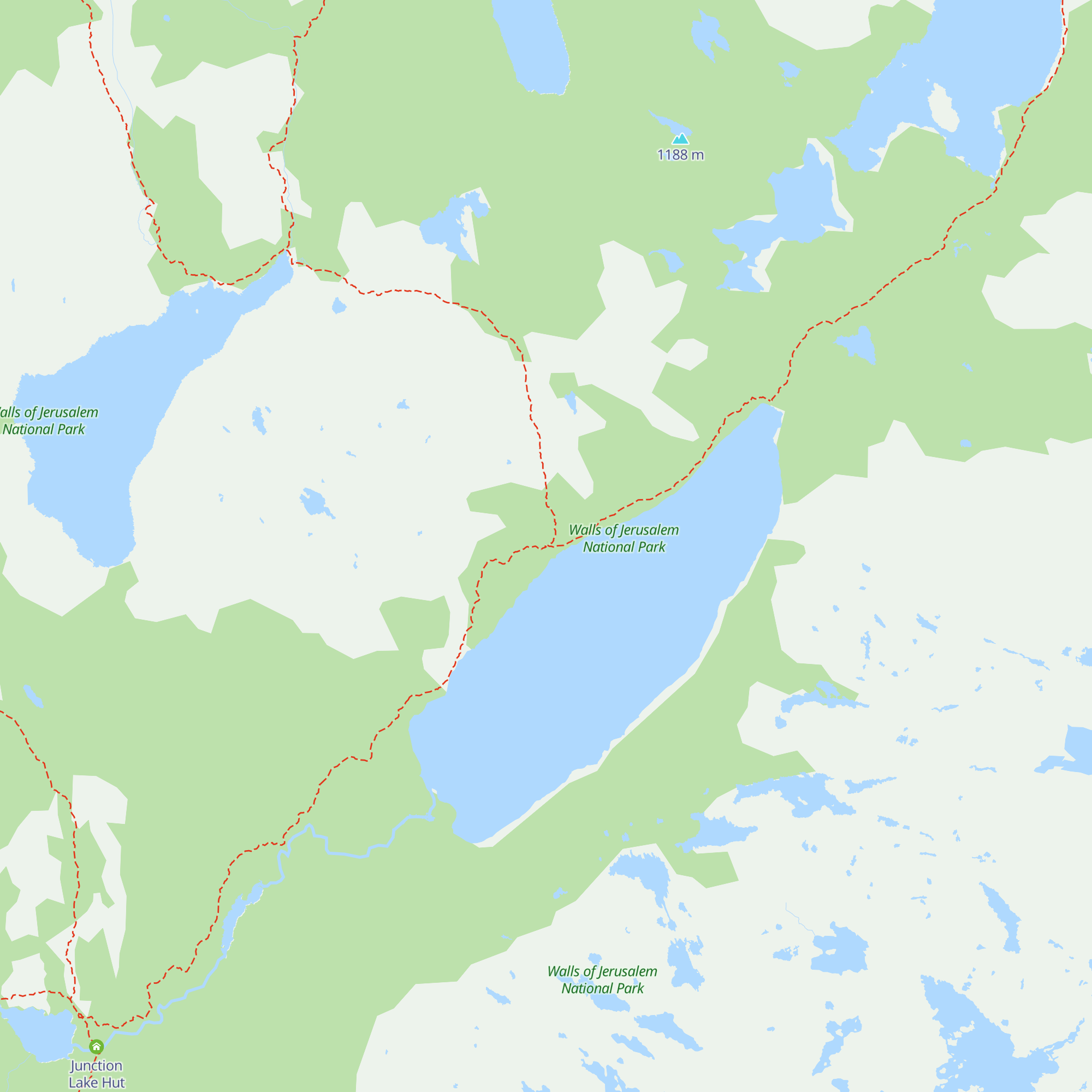 Meston Hut map