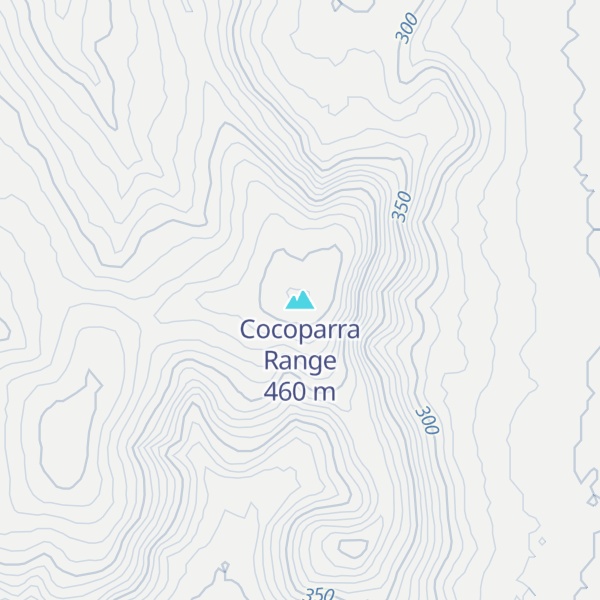 Map of Cocoparra Range