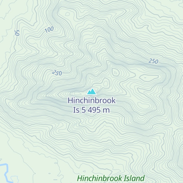 Map of Hinchinbrook Is 5