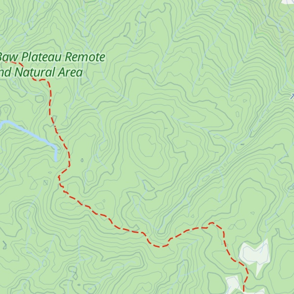 Map of Mount Whitelaw