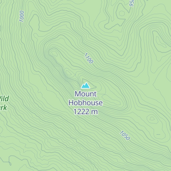 Map of Mount Hobhouse