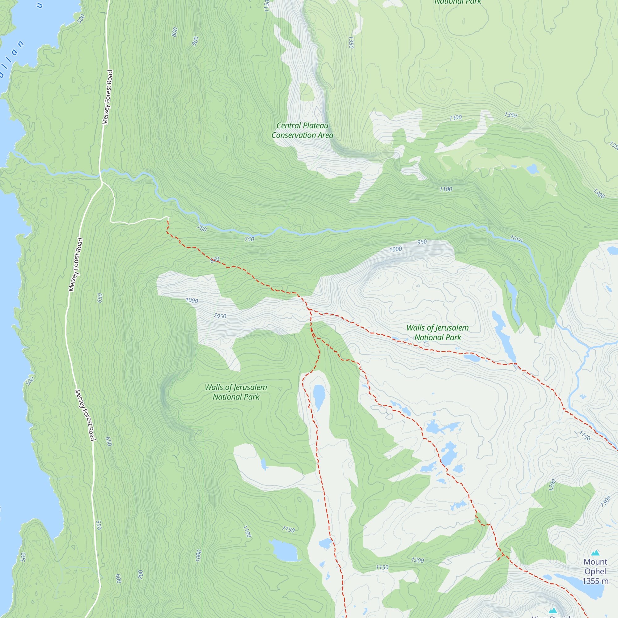Trappers Hut map