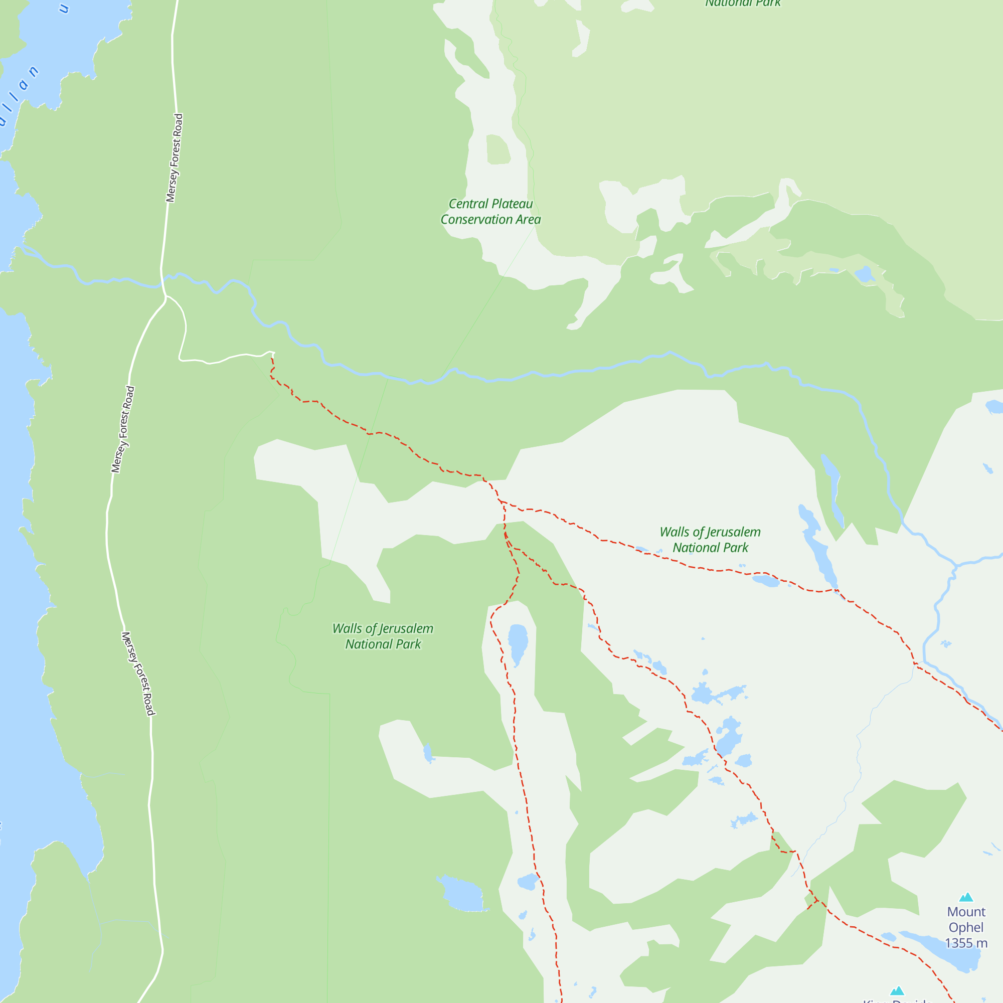 Trappers Hut map
