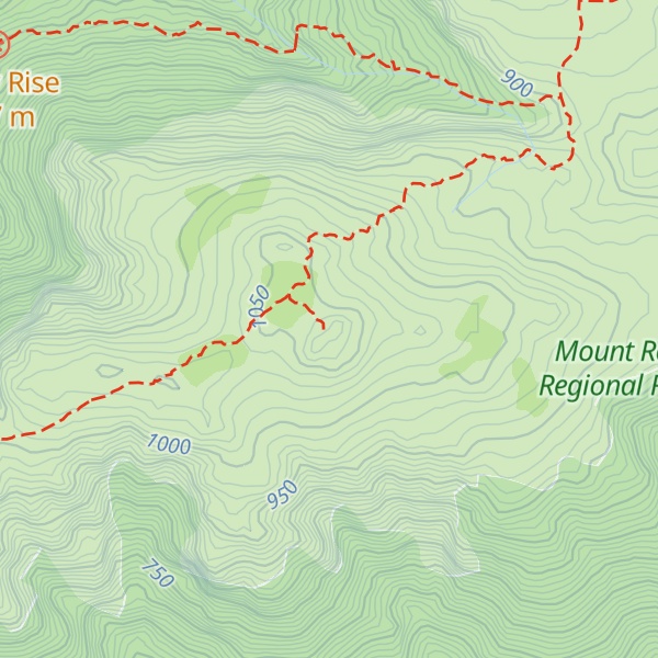 Map of Mount Vandyke