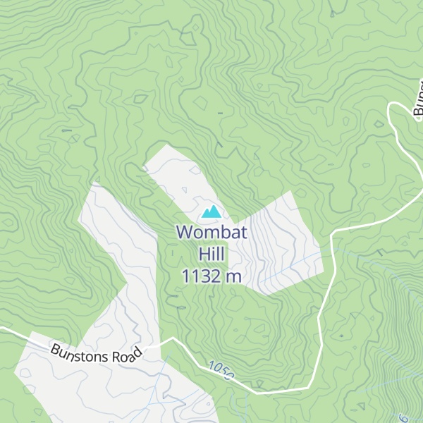 Map of Wombat Hill