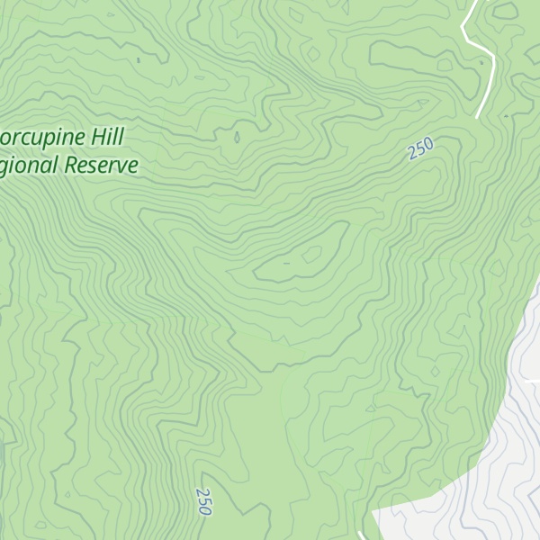 Map of Porcupine Hill