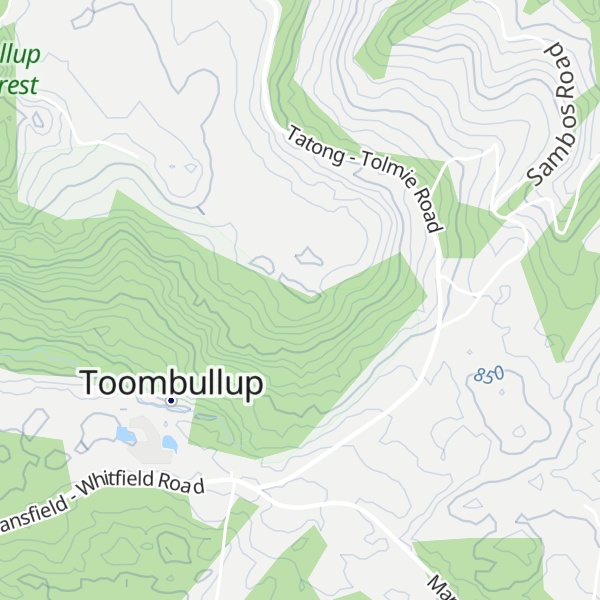 Map of Round Camp Hill