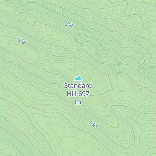 Map of Standard Hill
