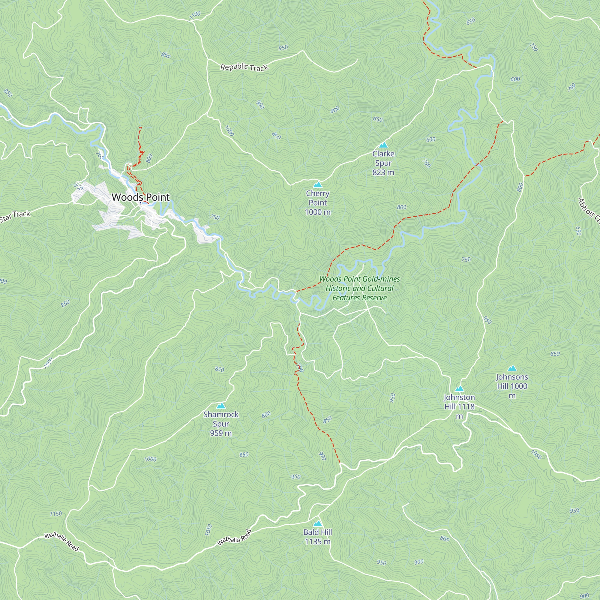 Gloz Hut map