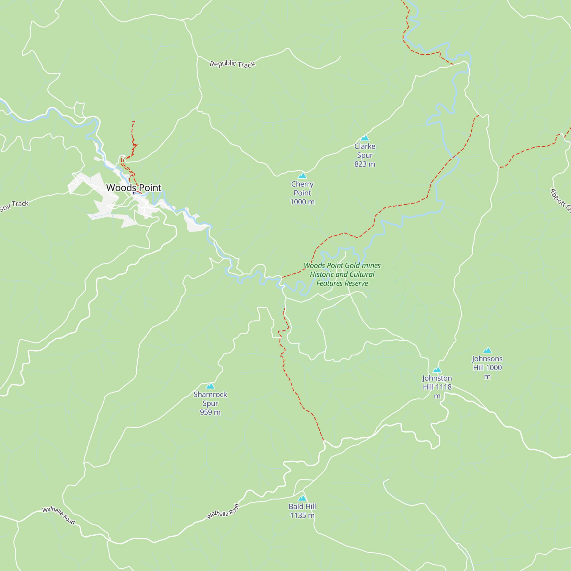 Gloz Hut map