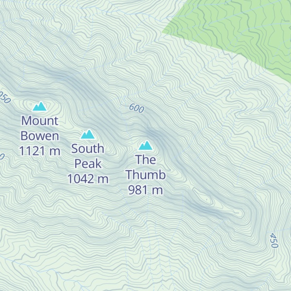 Map of The Thumb