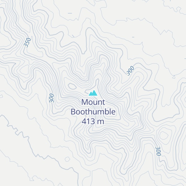 Map of Mount Boothumble