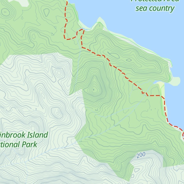 Map of Nina Peak