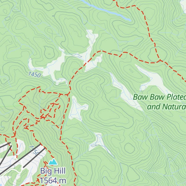 Map of North Tors