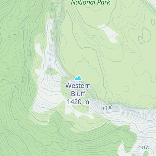 Map of Western Bluff
