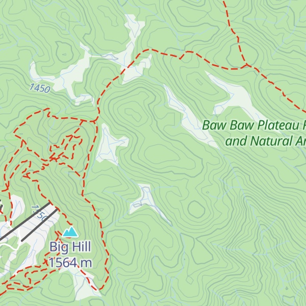 Map of South Tors
