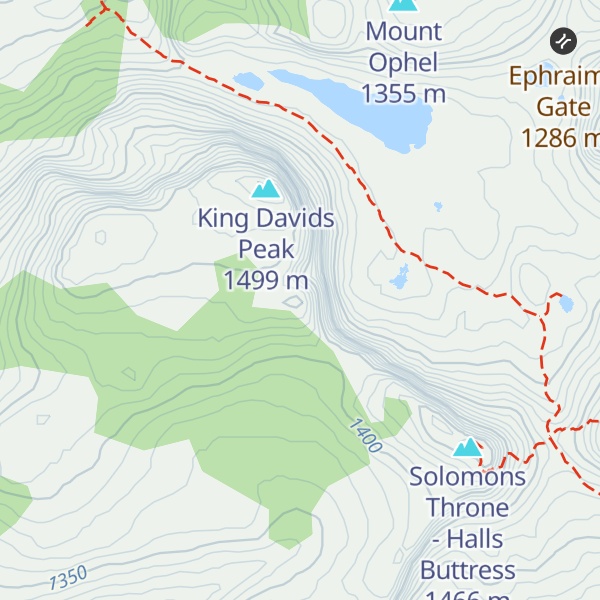 Map of Solomons Throne