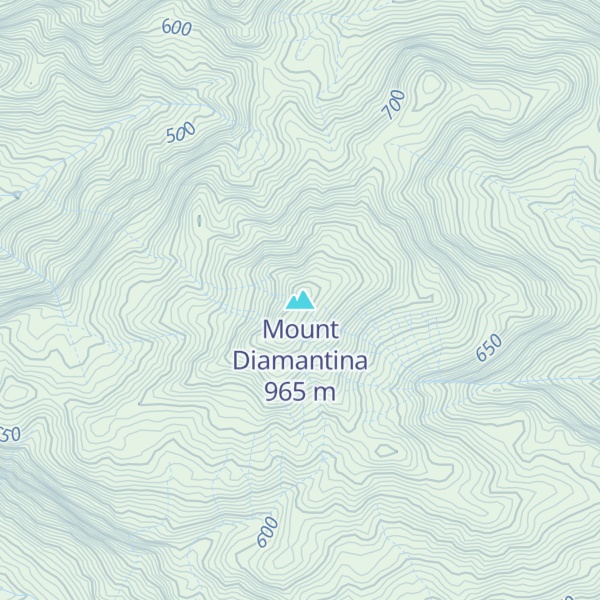 Map of Mount Diamantina