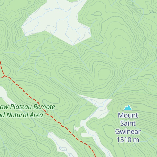 Map of Cascade Hill