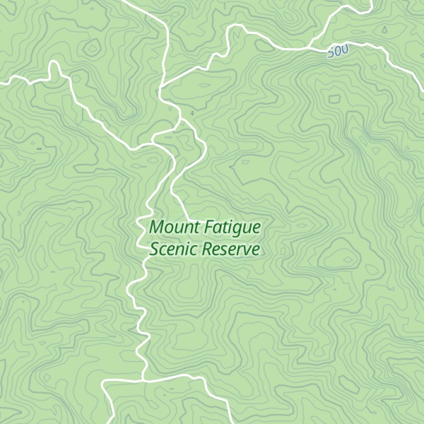 Map of Mount Fatigue