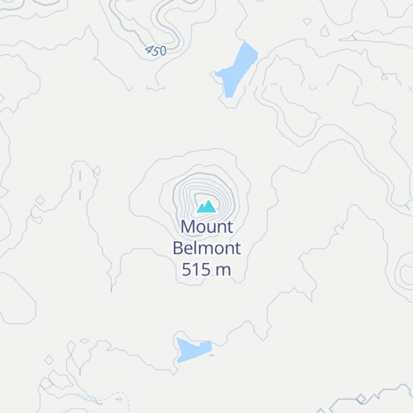 Map of Mount Belmont