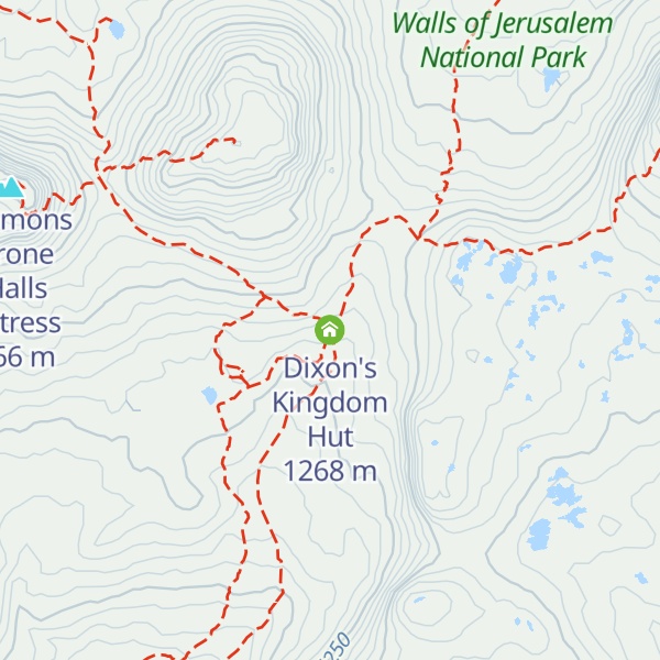 Map of Dixon's Kingdom Hut